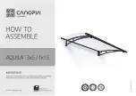 Palram CANOPIA AQUILA 3x5 / 1x1.5 How To Assemble preview