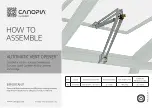 Palram CANOPIA AUTOMATIC VENT OPENER How To Assemble предпросмотр