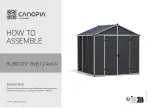 Palram CANOPIA RUBICON 8x8/2.4x2.4 How To Assemble preview