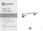 Preview for 1 page of Palram CANOPIA SKYLIGHT 4x6/1.2x1.8 How To Assemble