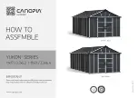 Предварительный просмотр 1 страницы Palram canopia YUKON Series How To Assemble