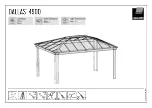 Palram DALLAS 4900 Assembly Instructions Manual предпросмотр