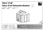 Palram Glory 8'x8' Assembly Instructions Manual preview