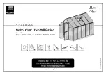 Preview for 1 page of Palram Mythos 6'x10' Assembly Instructions Manual