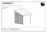 Preview for 1 page of Palram SideWall 3 Quick Start Manual