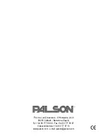 Preview for 28 page of PALSON LEGEND Operating Instructions Manual