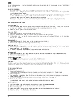Предварительный просмотр 6 страницы PALSON MIAMI Operating Instructions Manual