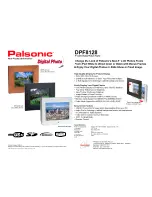 Palsonic DPF8128 Specification Sheet preview