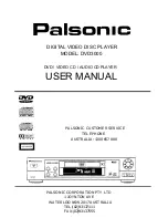 Palsonic DVD3000 User Manual preview