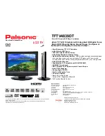 Preview for 1 page of Palsonic TFTV4839DT Specification Sheet