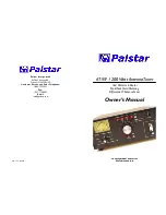 Palstar AT Owner'S Manual preview