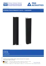 Pan Acoustics P 04 Manual preview