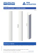 Preview for 1 page of Pan Acoustics TWM III Operation Manual