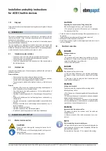 Предварительный просмотр 47 страницы Panadero BERGEN Usage And Maintenance Instructions