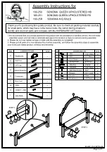 Panama Jack SONOMA QUEEN UPHOLSTERED HB 160-250 Assembly Instructions preview