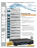 Panamax M5400-PM Specifications preview