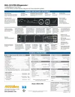 Preview for 2 page of Panamax M5510-PRO Technical Specifications