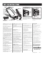 Panamax MFP-400 Instructions preview