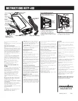 Предварительный просмотр 2 страницы Panamax MFP-400 Instructions