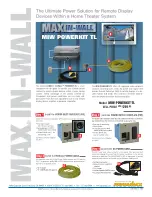 Предварительный просмотр 1 страницы Panamax MIW-POWERKIT-TL Datasheet