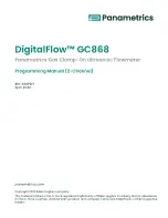 Preview for 3 page of Panametrics DigitalFlow GC868 Programming Manual