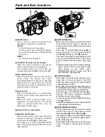 Preview for 15 page of Panasonic AG-DVX100A - Pro 3-CCD MiniDV Proline... Operating Instructions Manual