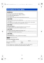 Preview for 3 page of Panasonic AG-UMR20P Operating Instructions Manual