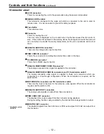 Предварительный просмотр 12 страницы Panasonic AJD440 - DVCPRO PLAYER Operating Instructions Manual