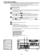 Предварительный просмотр 25 страницы Panasonic AJD440 - DVCPRO PLAYER Operating Instructions Manual