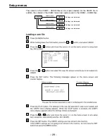 Предварительный просмотр 28 страницы Panasonic AJD440 - DVCPRO PLAYER Operating Instructions Manual