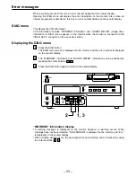 Предварительный просмотр 53 страницы Panasonic AJD440 - DVCPRO PLAYER Operating Instructions Manual