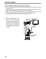 Предварительный просмотр 12 страницы Panasonic AKHRP900P - CAMERA CONTROLLER HC Operating Instructions Manual