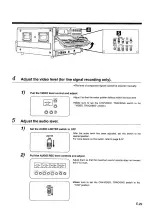 Предварительный просмотр 29 страницы Panasonic AU-65H Operating Instructions Manual