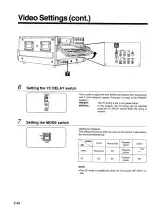 Предварительный просмотр 40 страницы Panasonic AU-65H Operating Instructions Manual