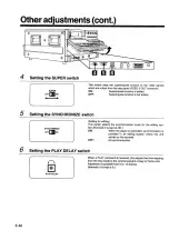 Предварительный просмотр 46 страницы Panasonic AU-65H Operating Instructions Manual