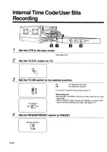 Предварительный просмотр 52 страницы Panasonic AU-65H Operating Instructions Manual