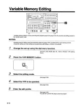 Предварительный просмотр 72 страницы Panasonic AU-65H Operating Instructions Manual