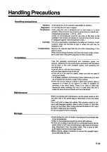 Предварительный просмотр 95 страницы Panasonic AU-65H Operating Instructions Manual