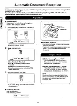 Предварительный просмотр 14 страницы Panasonic AUTO-LOGIC KX-F120 Operating Instructions Manual