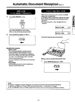 Предварительный просмотр 15 страницы Panasonic AUTO-LOGIC KX-F120 Operating Instructions Manual