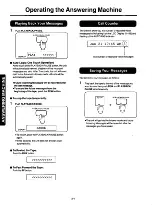 Предварительный просмотр 32 страницы Panasonic AUTO-LOGIC KX-F120 Operating Instructions Manual