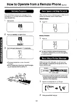 Предварительный просмотр 36 страницы Panasonic AUTO-LOGIC KX-F120 Operating Instructions Manual