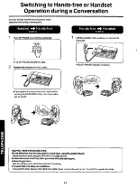 Предварительный просмотр 42 страницы Panasonic AUTO-LOGIC KX-F120 Operating Instructions Manual