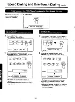 Предварительный просмотр 44 страницы Panasonic AUTO-LOGIC KX-F120 Operating Instructions Manual