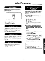 Предварительный просмотр 47 страницы Panasonic AUTO-LOGIC KX-F120 Operating Instructions Manual