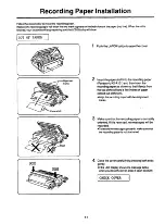 Предварительный просмотр 49 страницы Panasonic AUTO-LOGIC KX-F120 Operating Instructions Manual