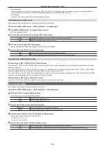 Preview for 63 page of Panasonic AV-HS6000 Operation Manual