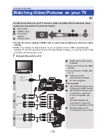 Preview for 72 page of Panasonic AVCCAM AG-AC8PJ Operating Instructions Manual