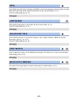 Preview for 91 page of Panasonic AVCCAM AG-AC8PJ Operating Instructions Manual