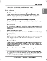 Preview for 3 page of Panasonic BL-PA300KTA - High Definition Power Line Communication Ethernet Adaptor... Operating Instructions Manual